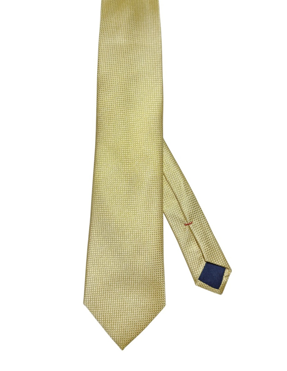 Corbata regular de seda estampada para hombre