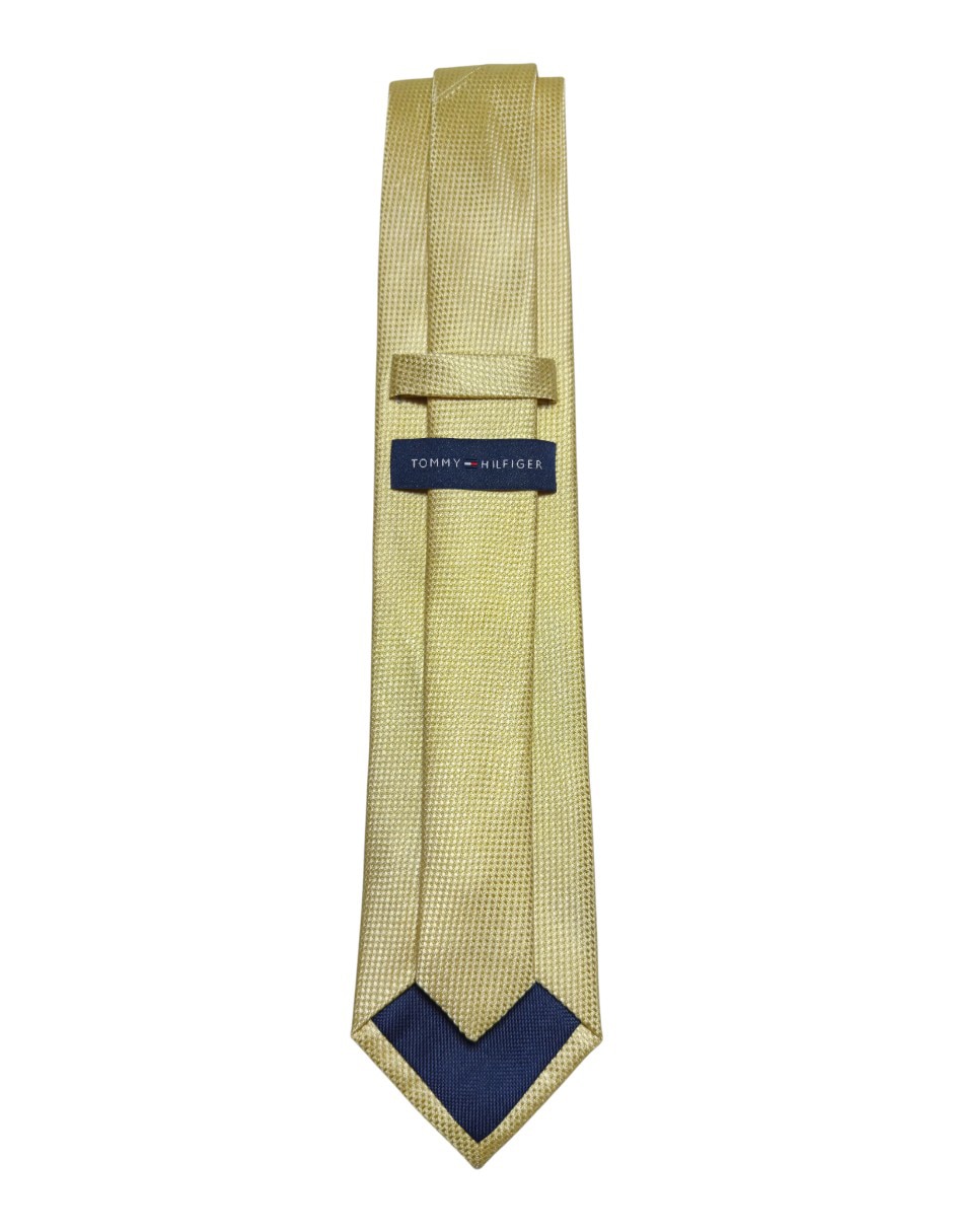 CORBATA TOMMY GRÁFICO REGULA, AMARILLO