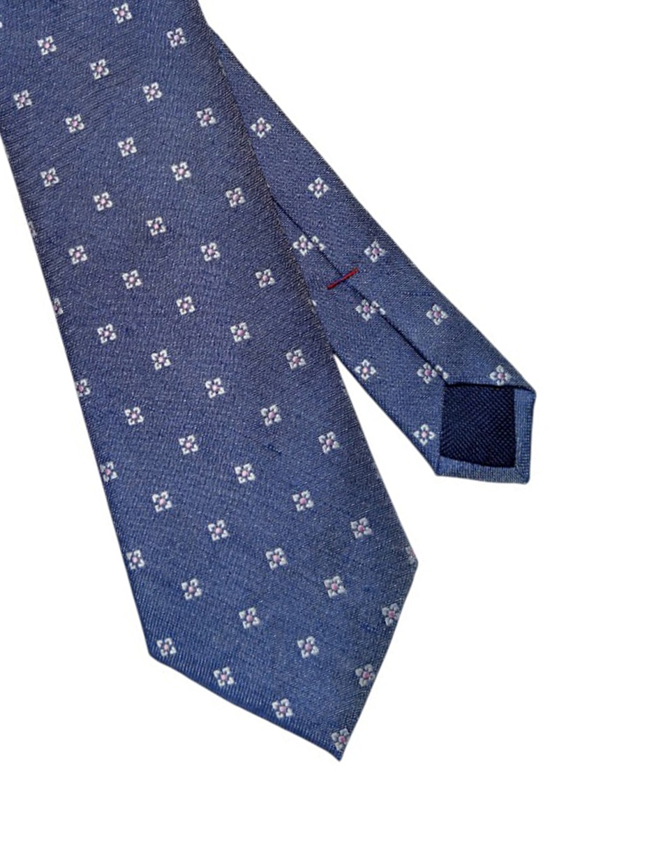 CORBATA TOMMY FLORAL REGU, AZUL MARINO