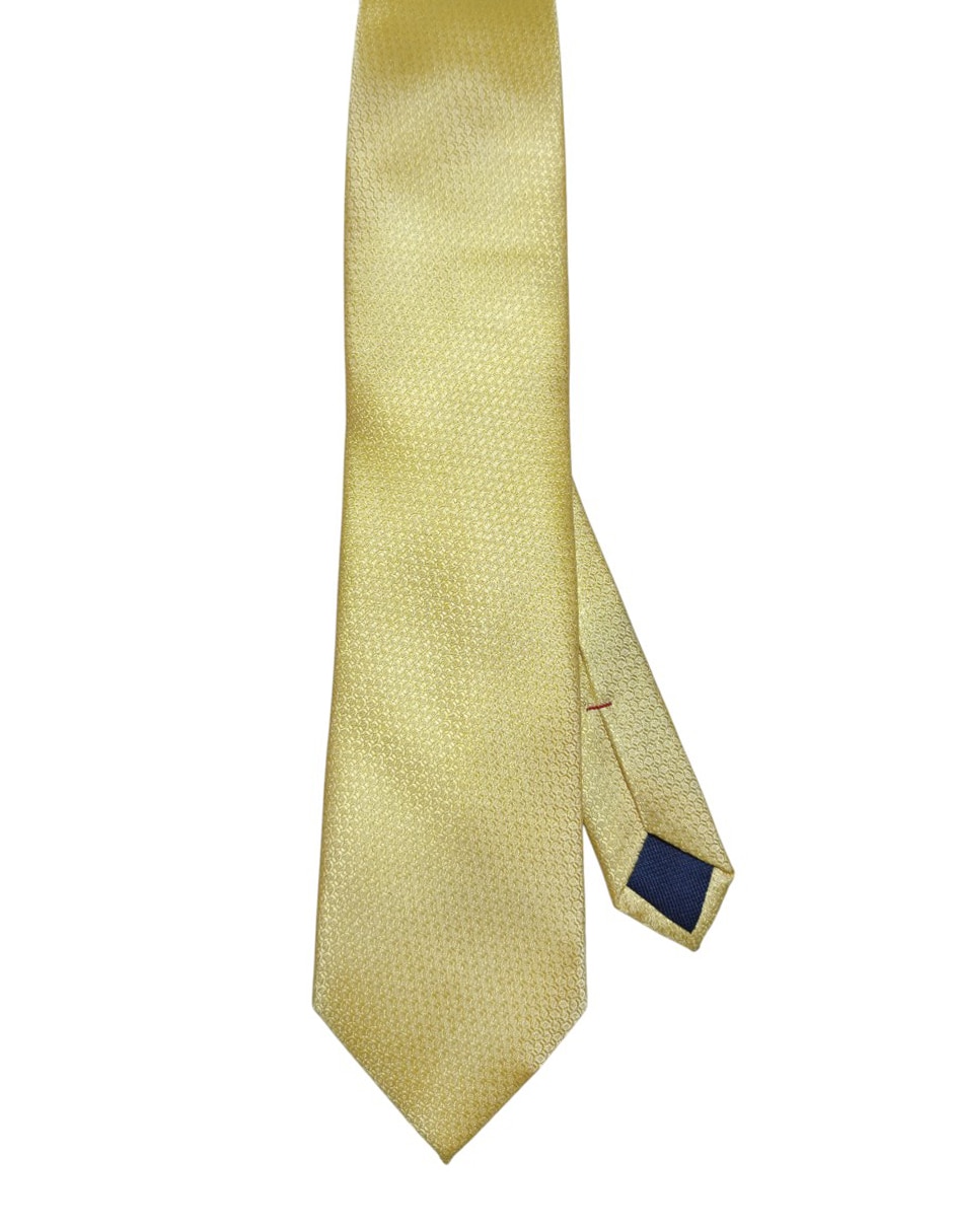 Corbata regular de seda estampada para hombre
