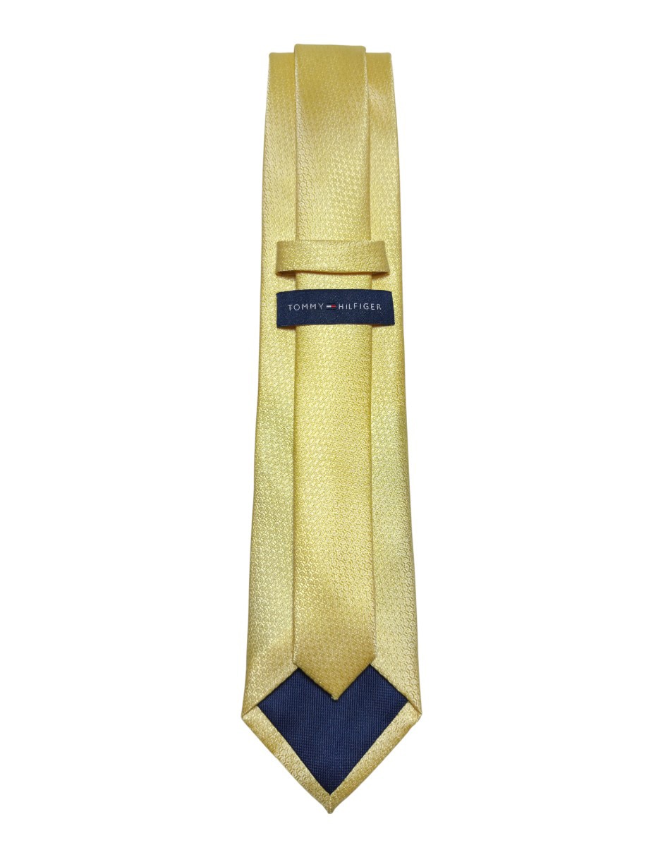 CORBATA TOMMY GRÁFICO REGULA, AMARILLO