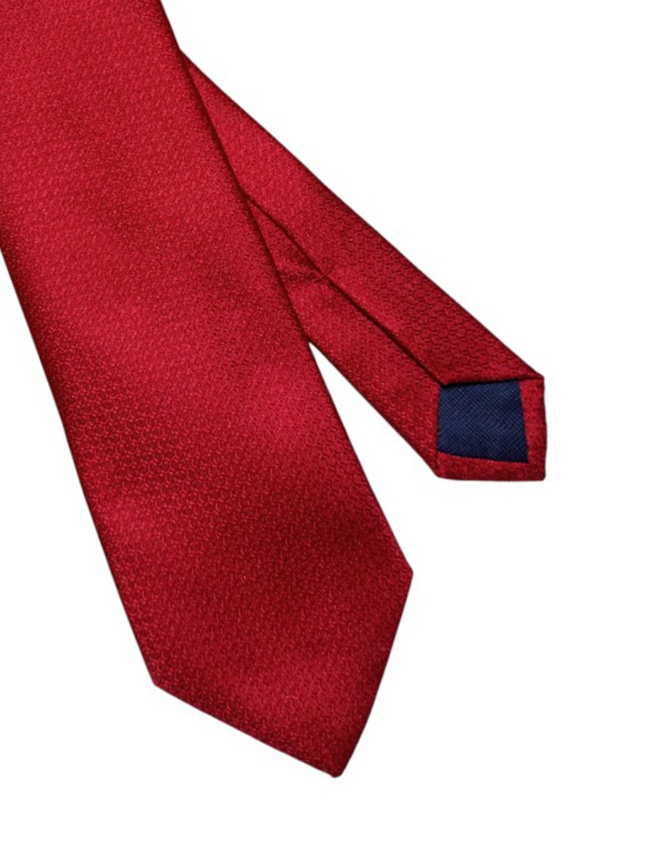 Corbata regular de seda estampada para hombre 2