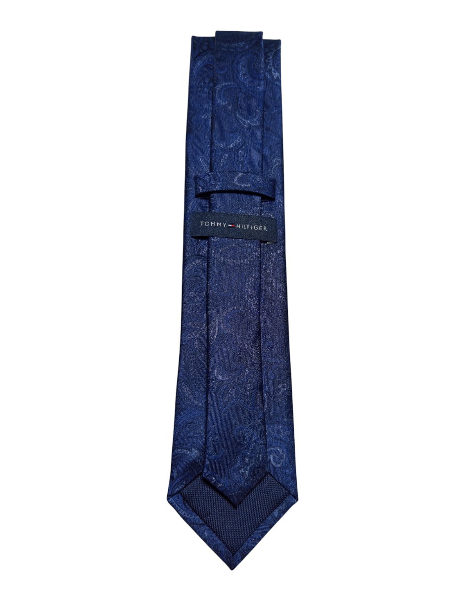 CORBATA TOMMY FLORAL REGU, AZUL MARINO