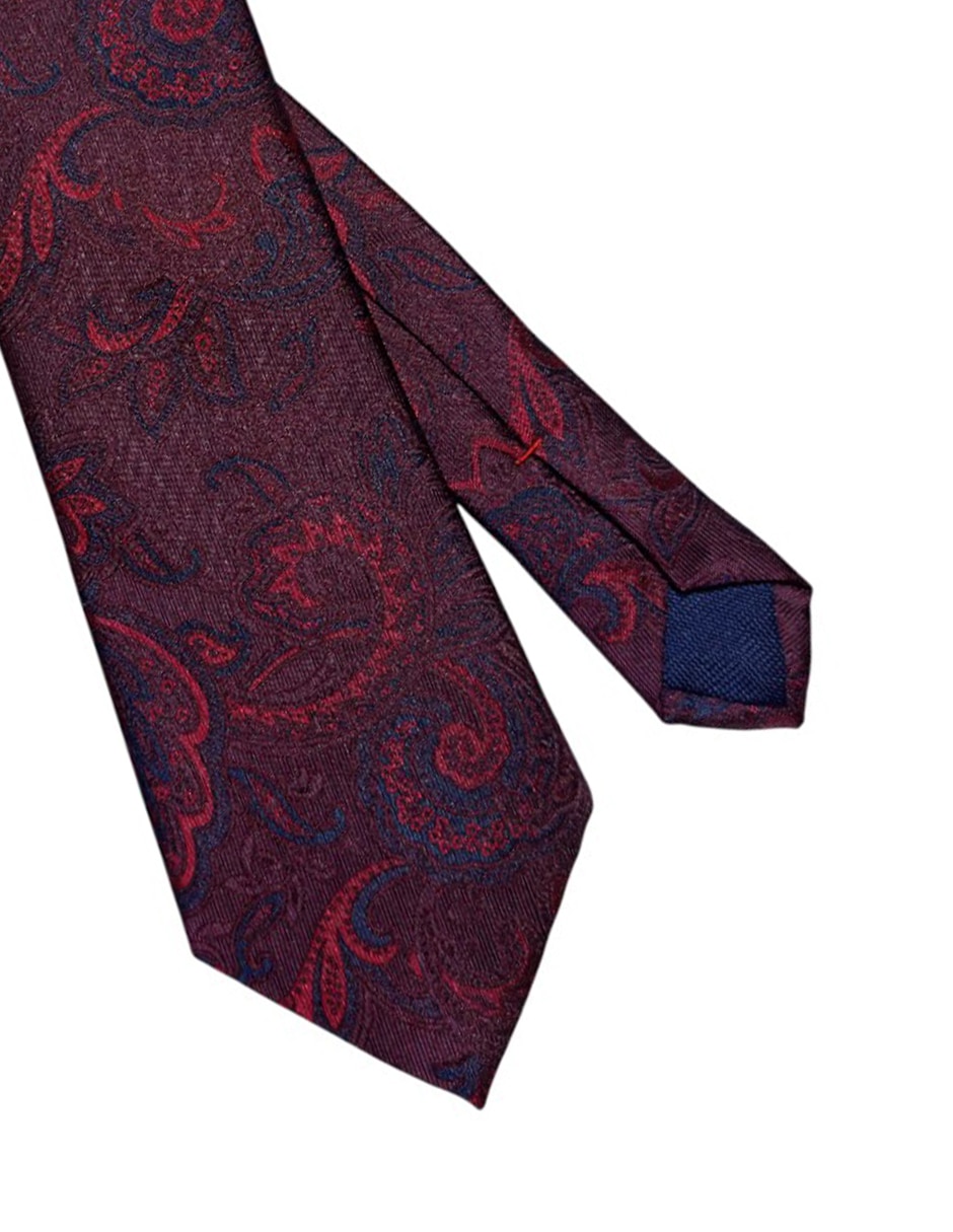 CORBATA TOMMY FLORAL REGULAR SED, ROJO