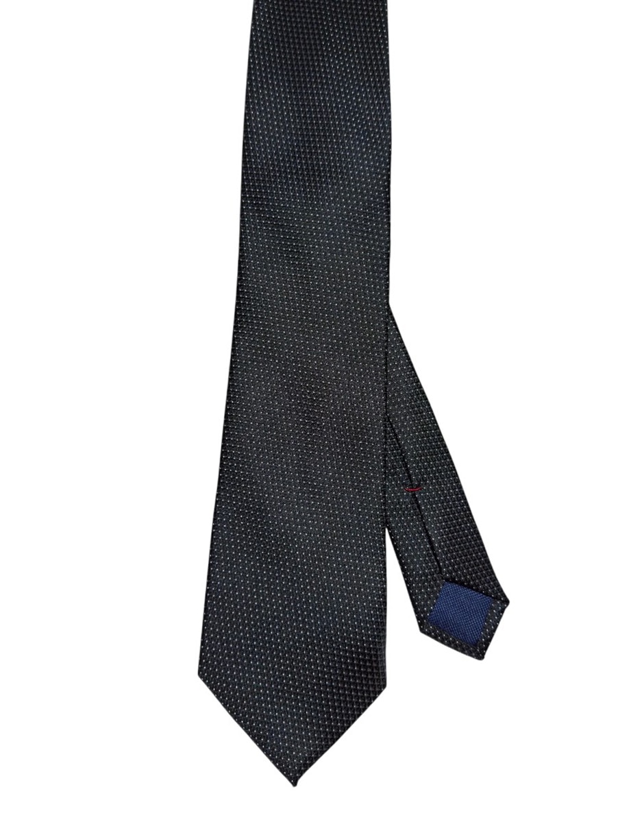 Corbata regular de seda estampada para hombre 1