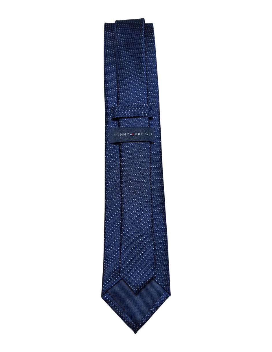 CORBATA TOMMY GRÁFICO REG, AZUL MARINO