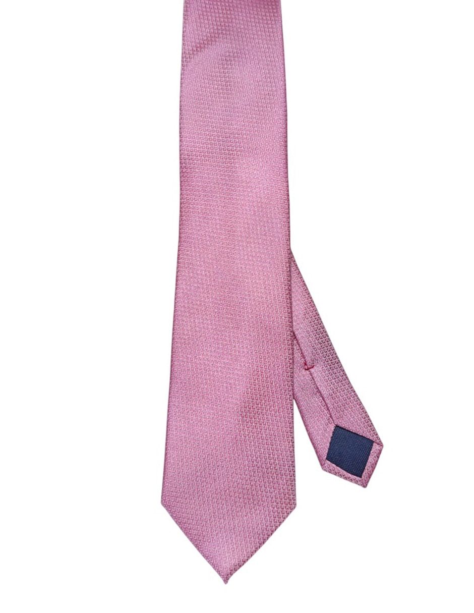 Corbata regular de seda estampada para hombre