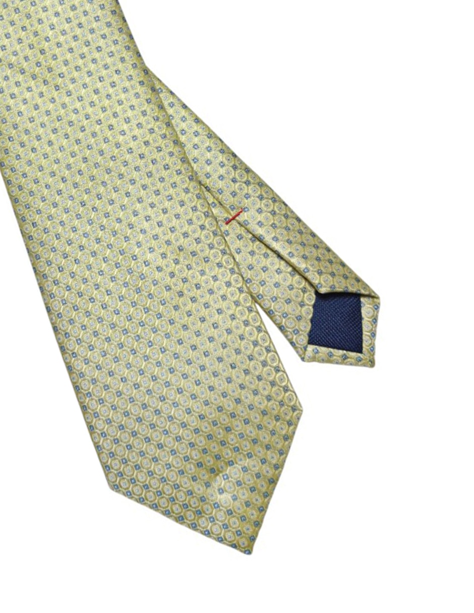 Corbata regular de seda estampada para hombre 2