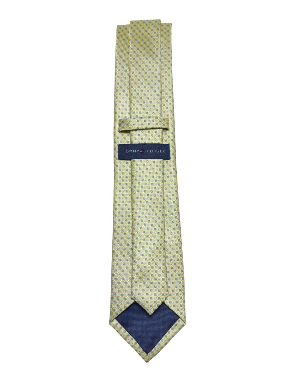 Corbata regular de seda estampada para hombre 3