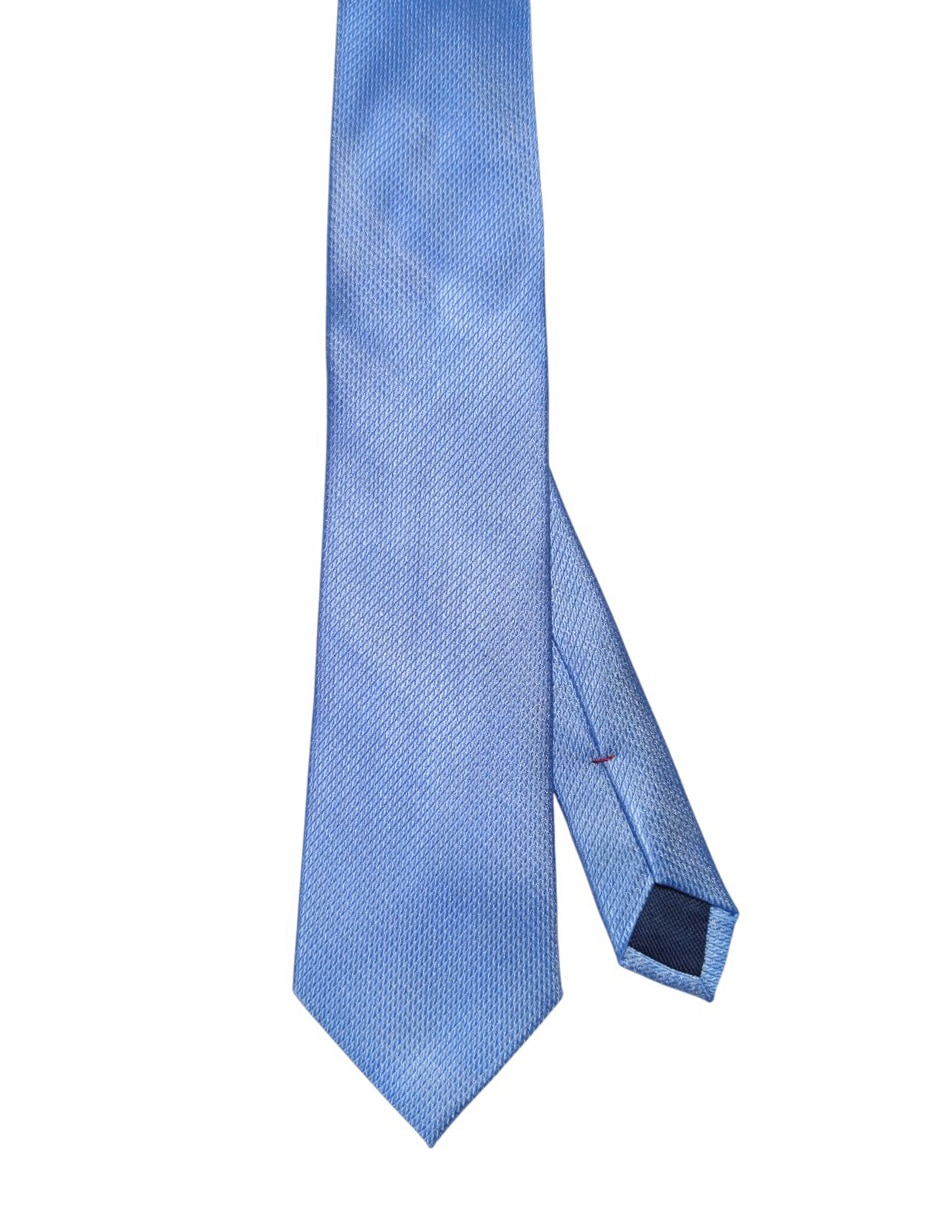 Corbata regular de seda estampada para hombre