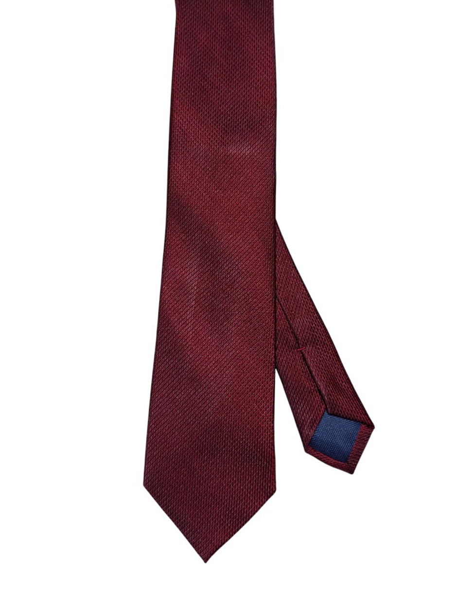 Corbata regular de seda estampada para hombre
