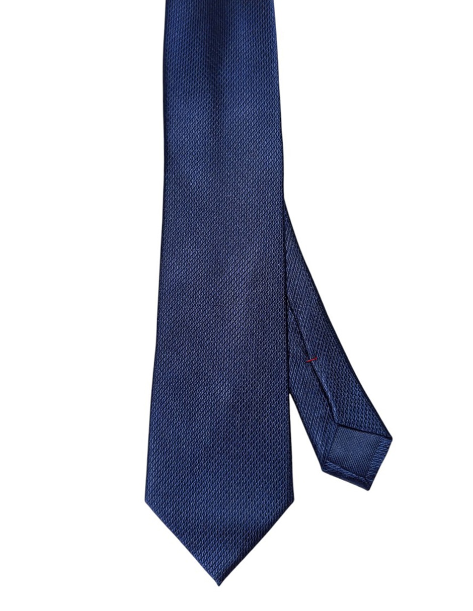 Corbata regular de seda estampada para hombre