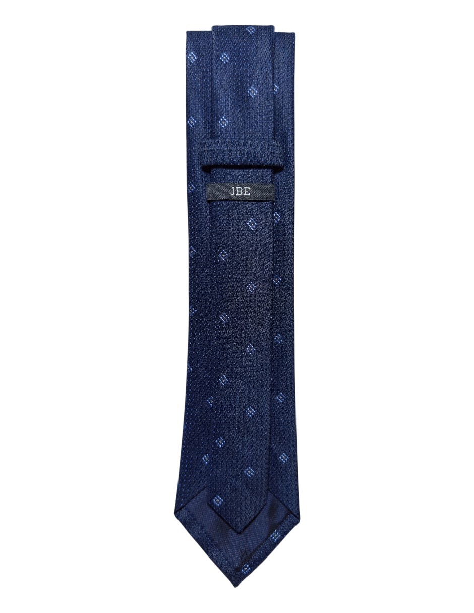 CORBATA JBE GEOMÉTRICO RE, AZUL MARINO