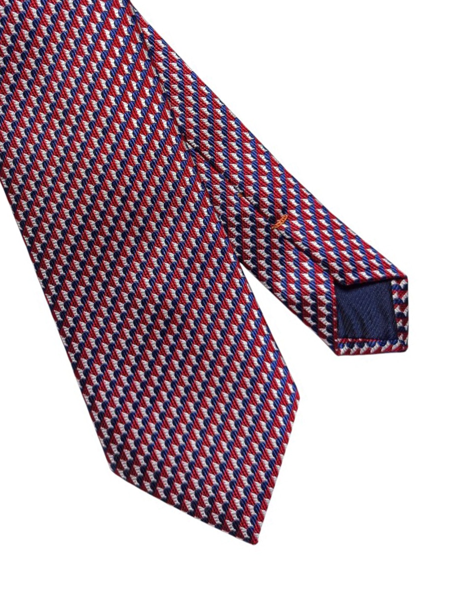 CORBATA JBE GEOMÉTRICO REGULAR S, ROJO