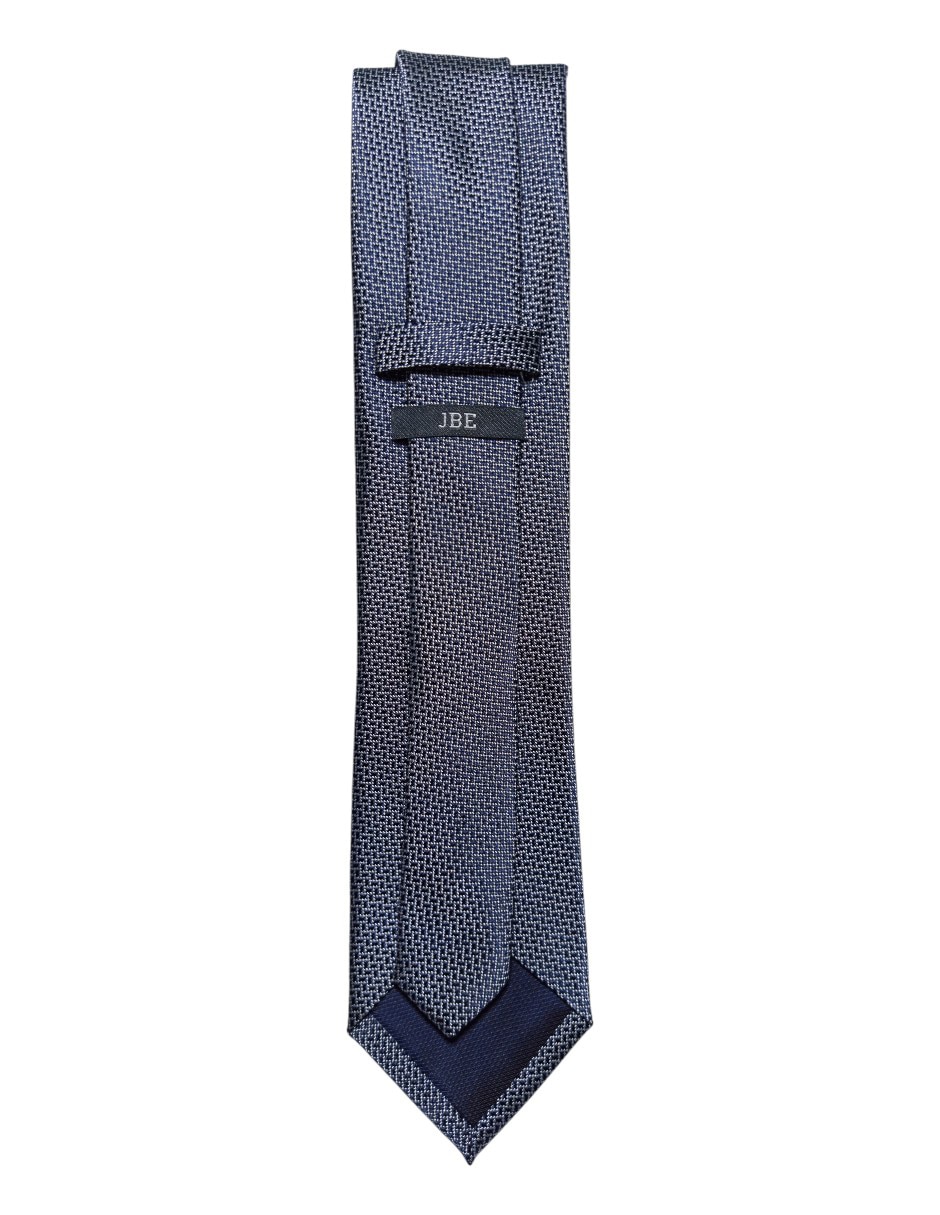 CORBATA JBE GEOMÉTRICO RE, AZUL MARINO