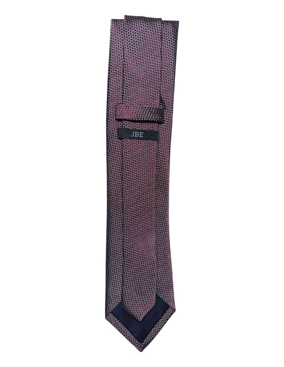 Corbata regular de seda estampado gráfico para hombre 3