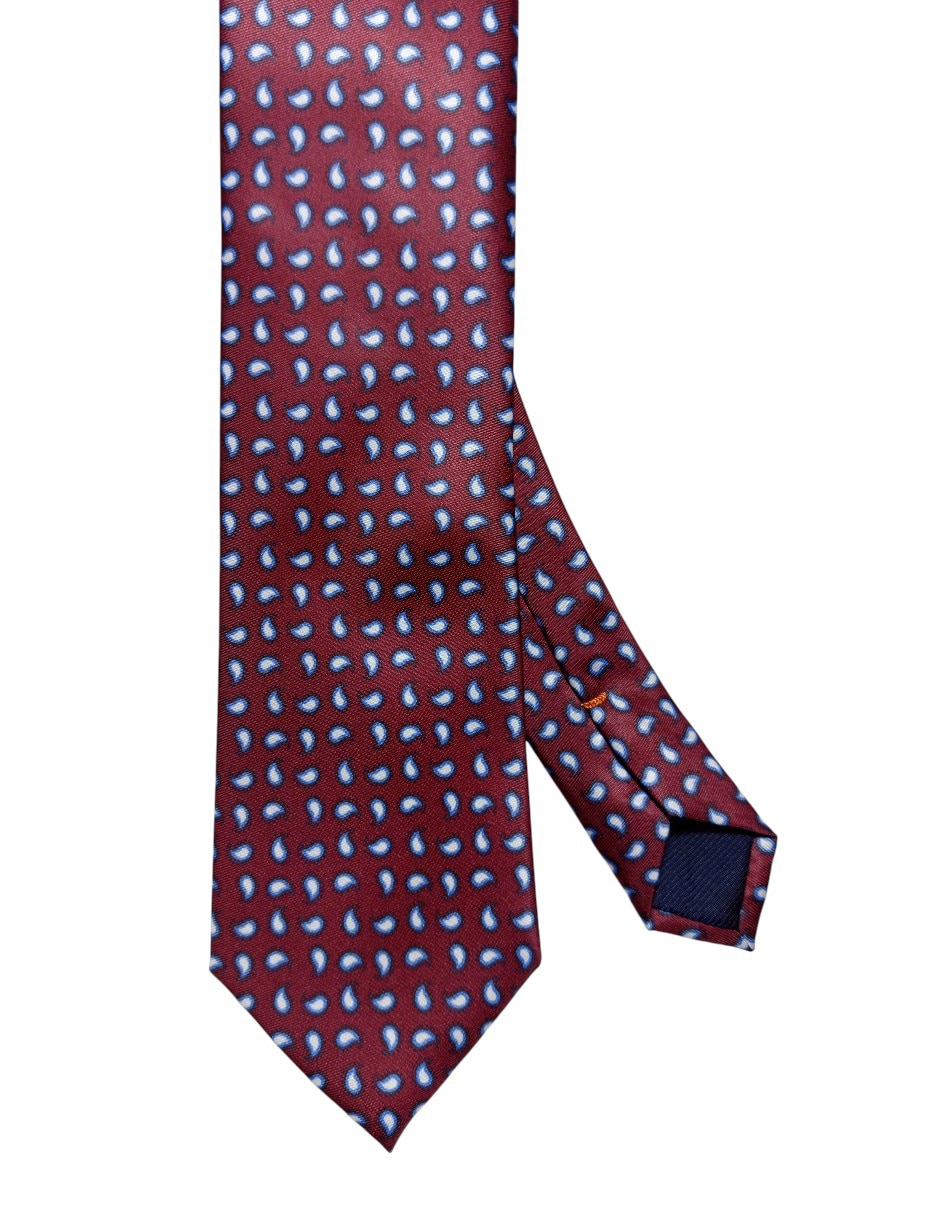 CORBATA JBE PAISLEY REGULAR SEDA, ROJO