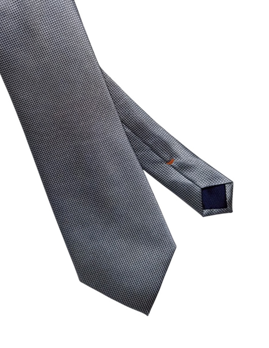 CORBATA JBE LISO REGULAR SEDA, GRIS
