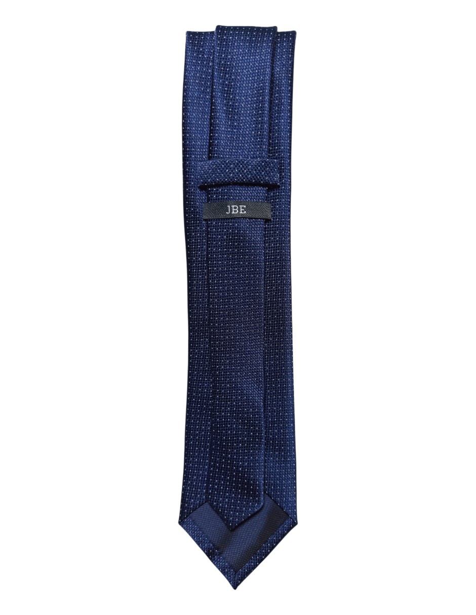CORBATA JBE GRÁFICO REGUL, AZUL MARINO