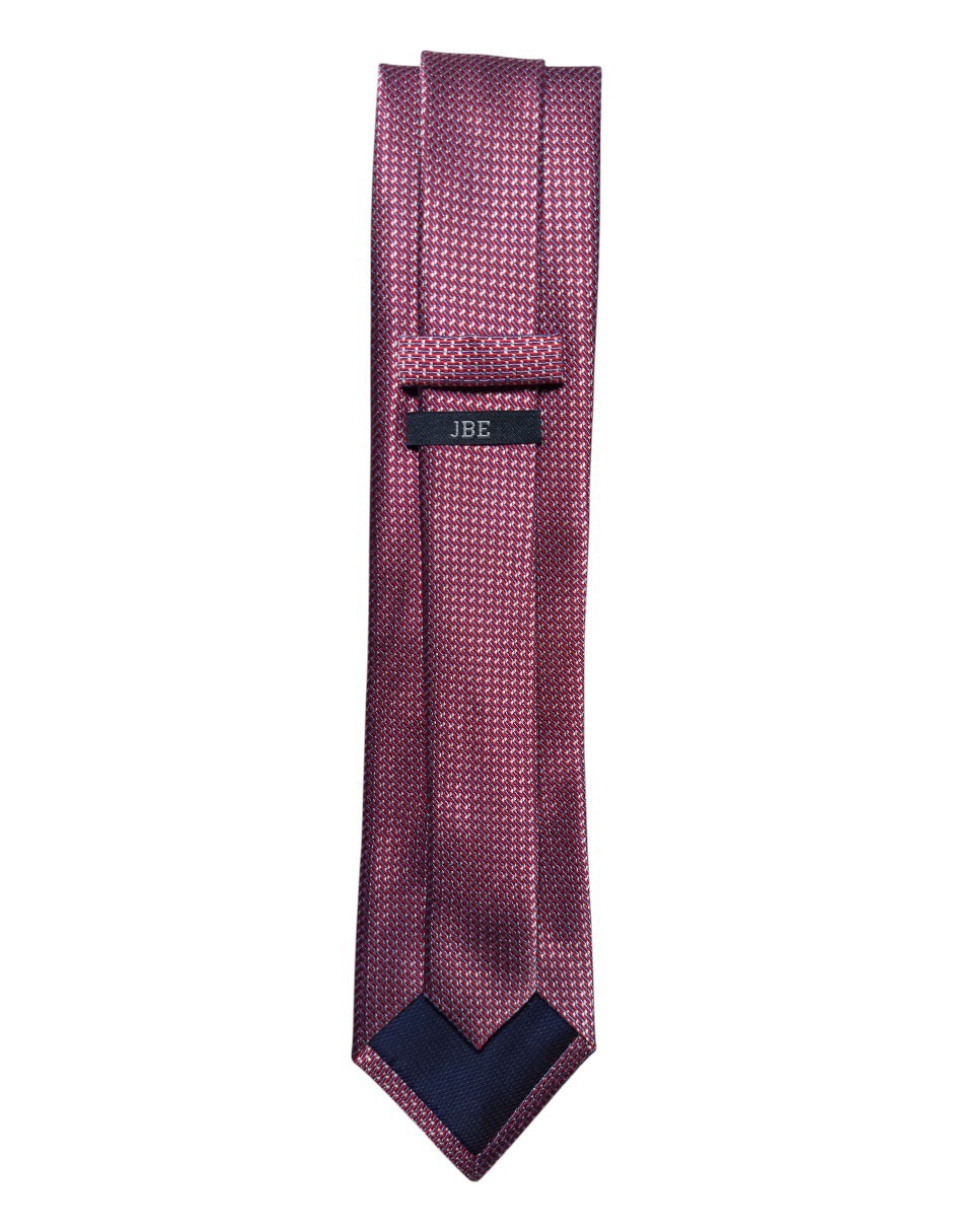 CORBATA JBE GEOMÉTRICO REGULAR S, ROJO