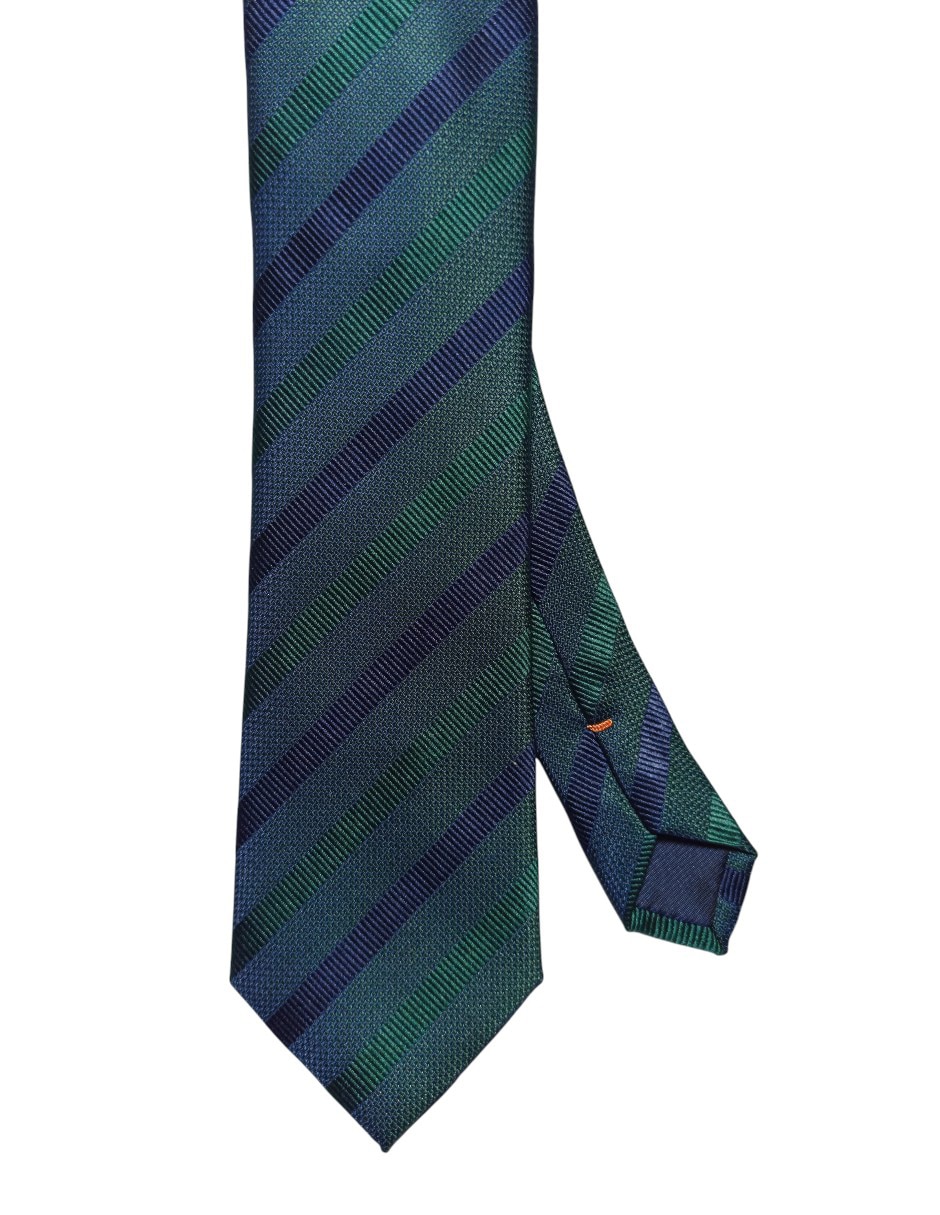 Corbata regular de seda estampado a rayas para hombre Corbata regular de seda estampado a rayas para hombre