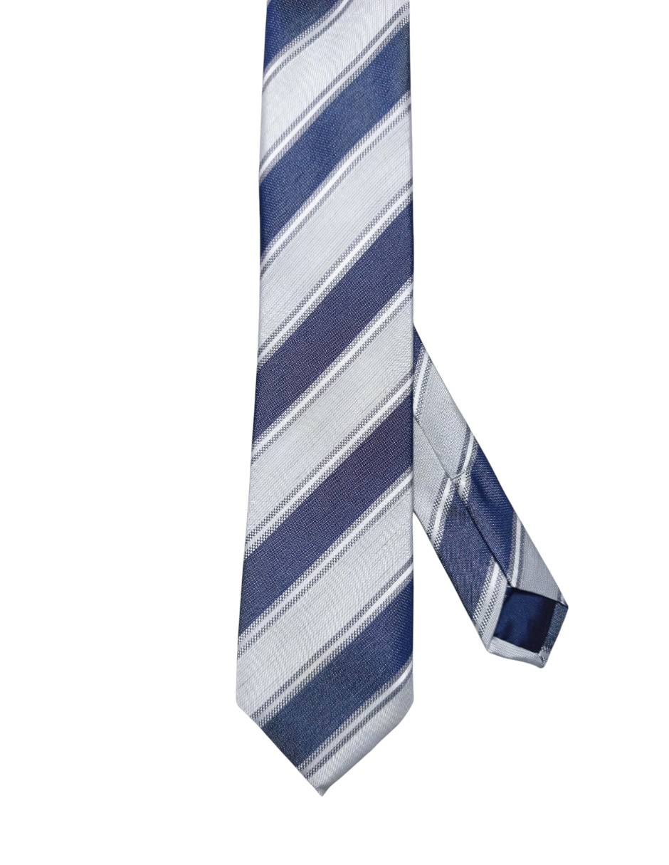 Corbata regular de seda estampado a rayas para hombre Corbata regular de seda estampado a rayas para hombre