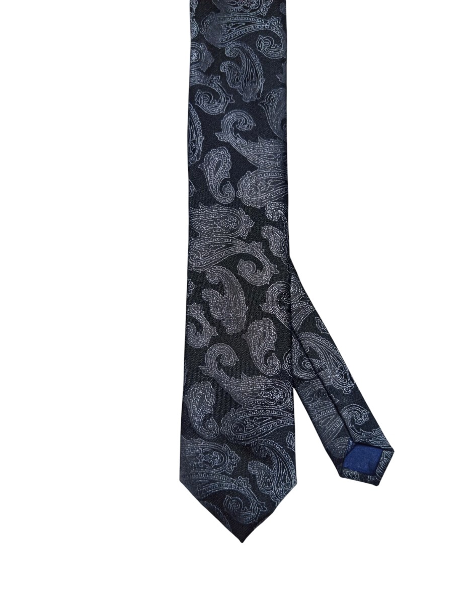 CORBATA ORIGINAL PENGUIN PAISLE, NEGROA