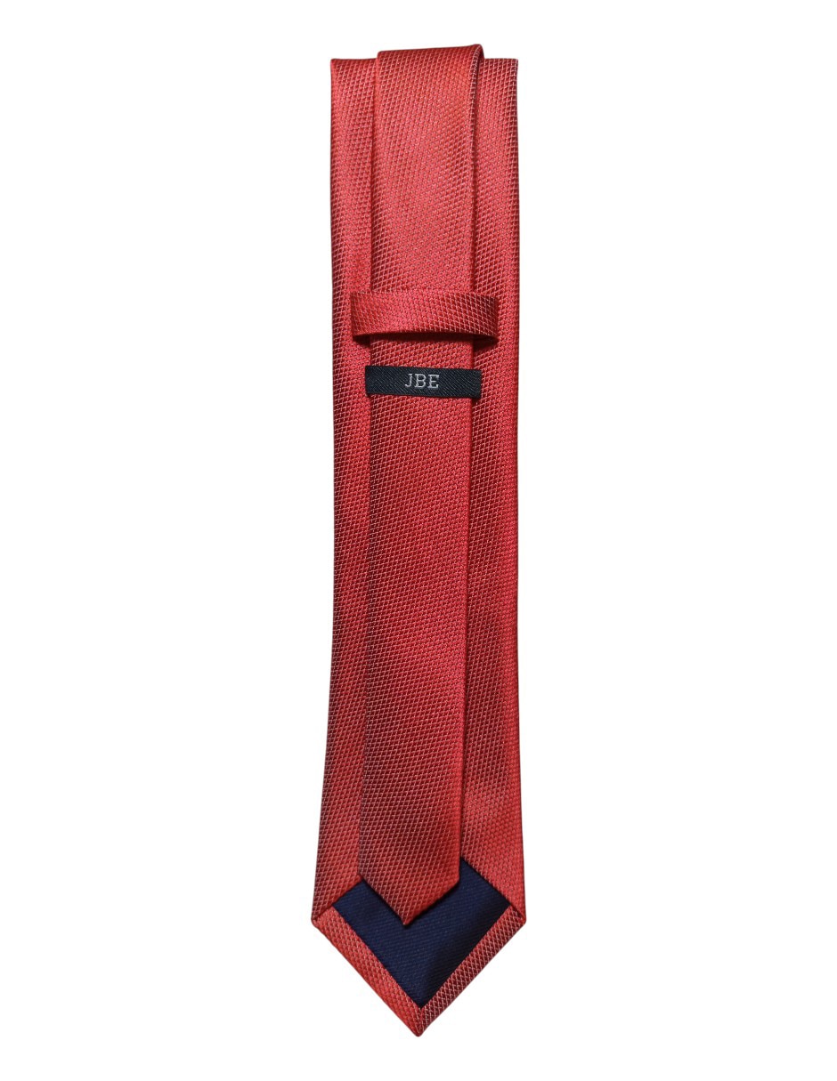 CORBATA JBE LISO REGULAR SEDA, NARANJA
