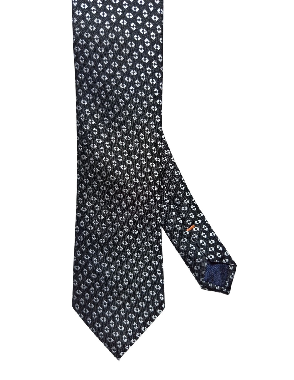 Corbata regular de seda para hombre