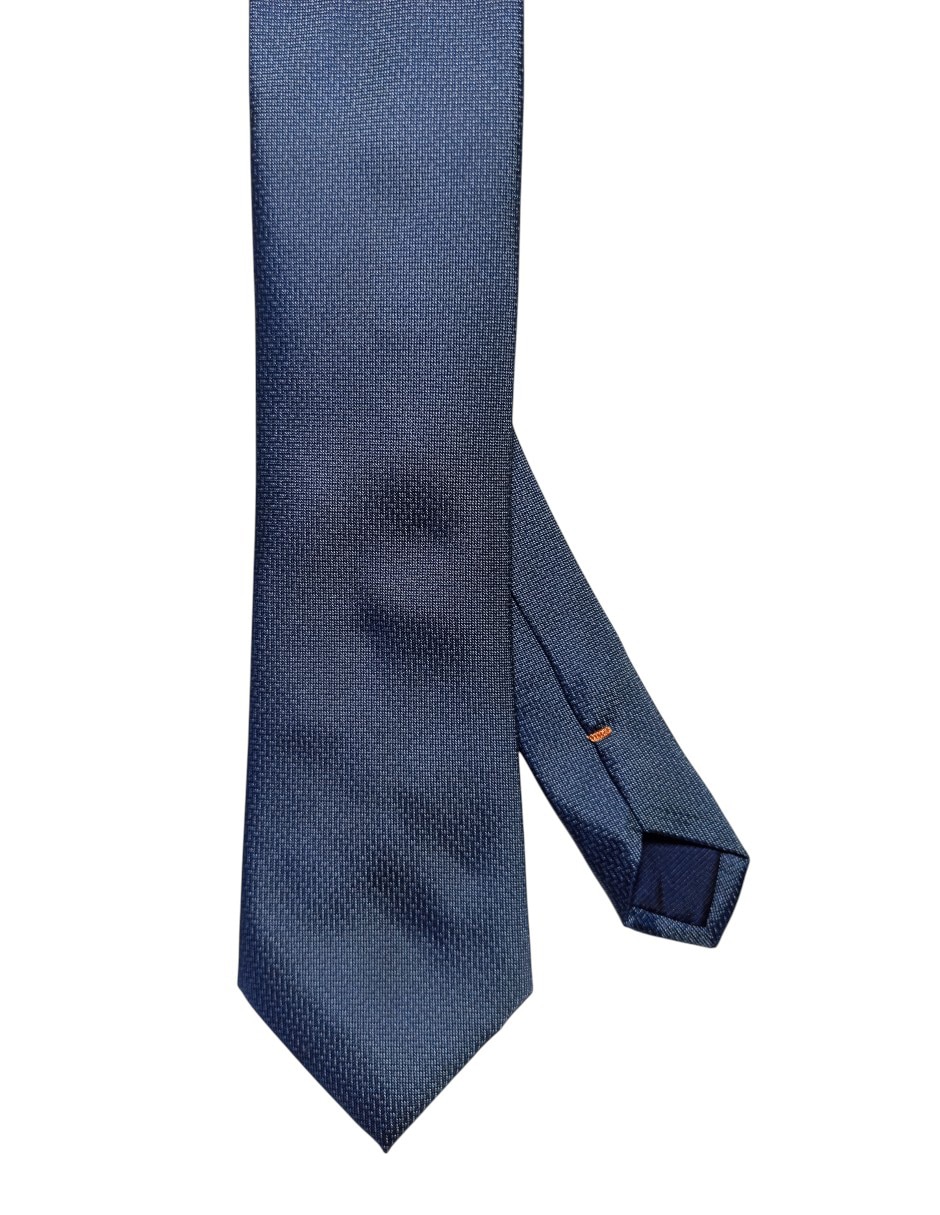 Corbata regular de seda estampado gráfico para hombre