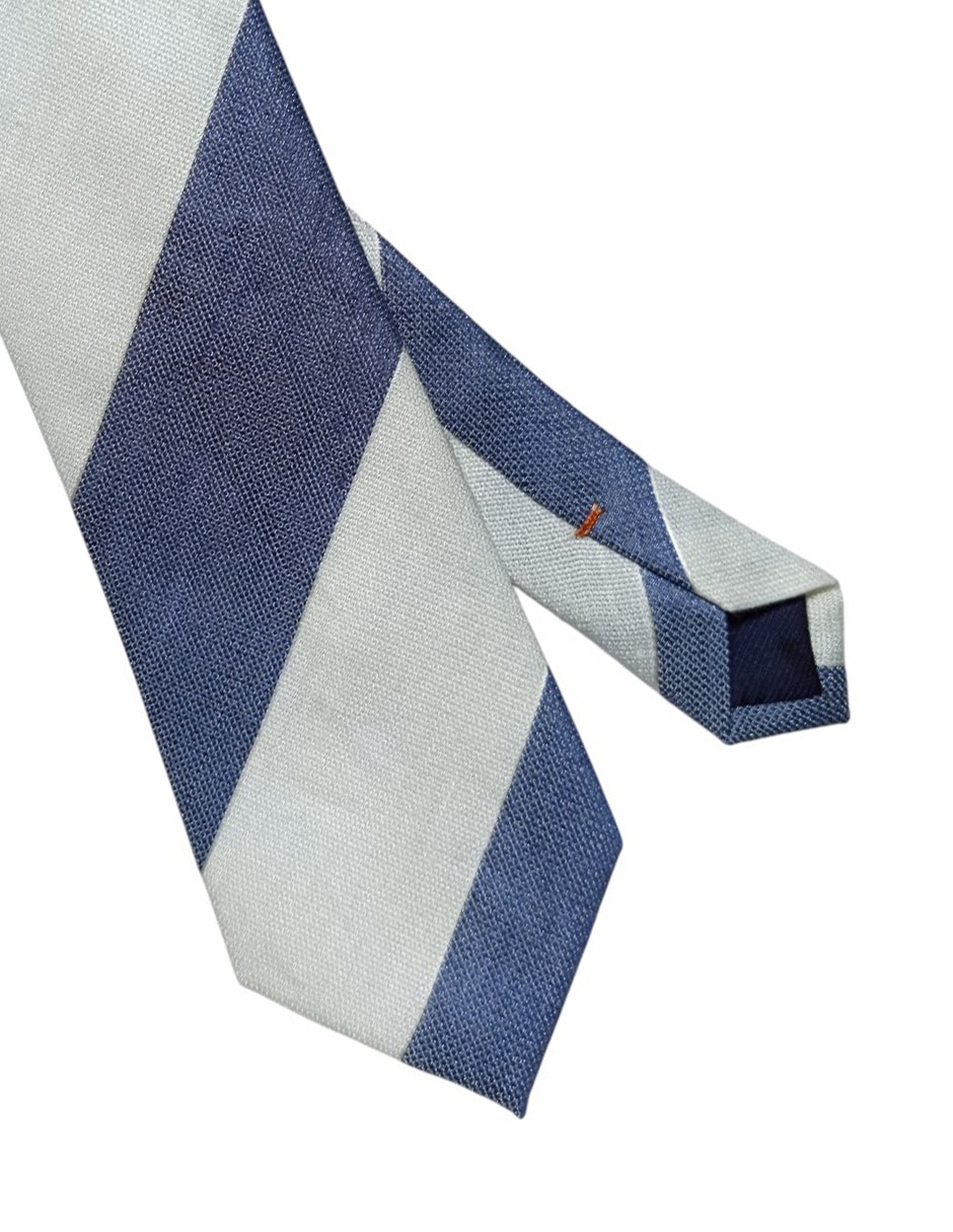 CORBATA JBE A RAYAS REGULAR SE, BLANCO