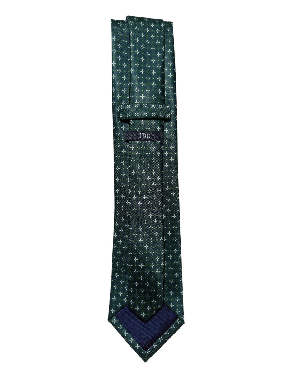 Corbata regular de seda estampada para hombre 5