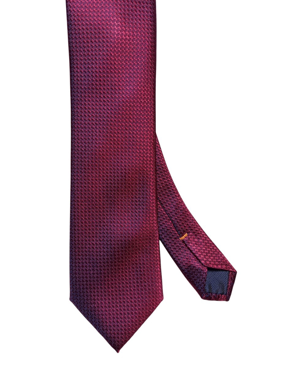 Corbata regular de seda para hombre