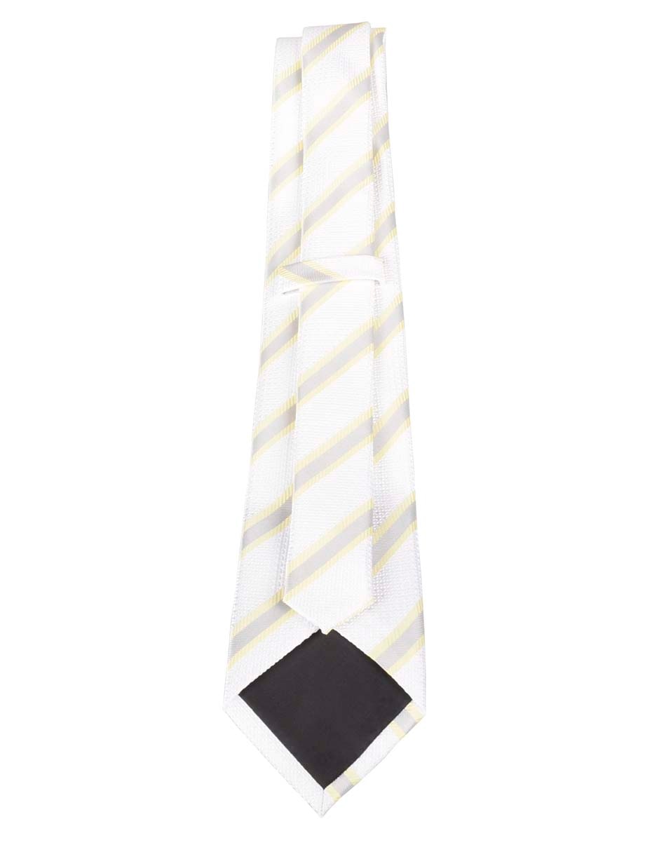 Corbata regular estampado a rayas para hombre 2