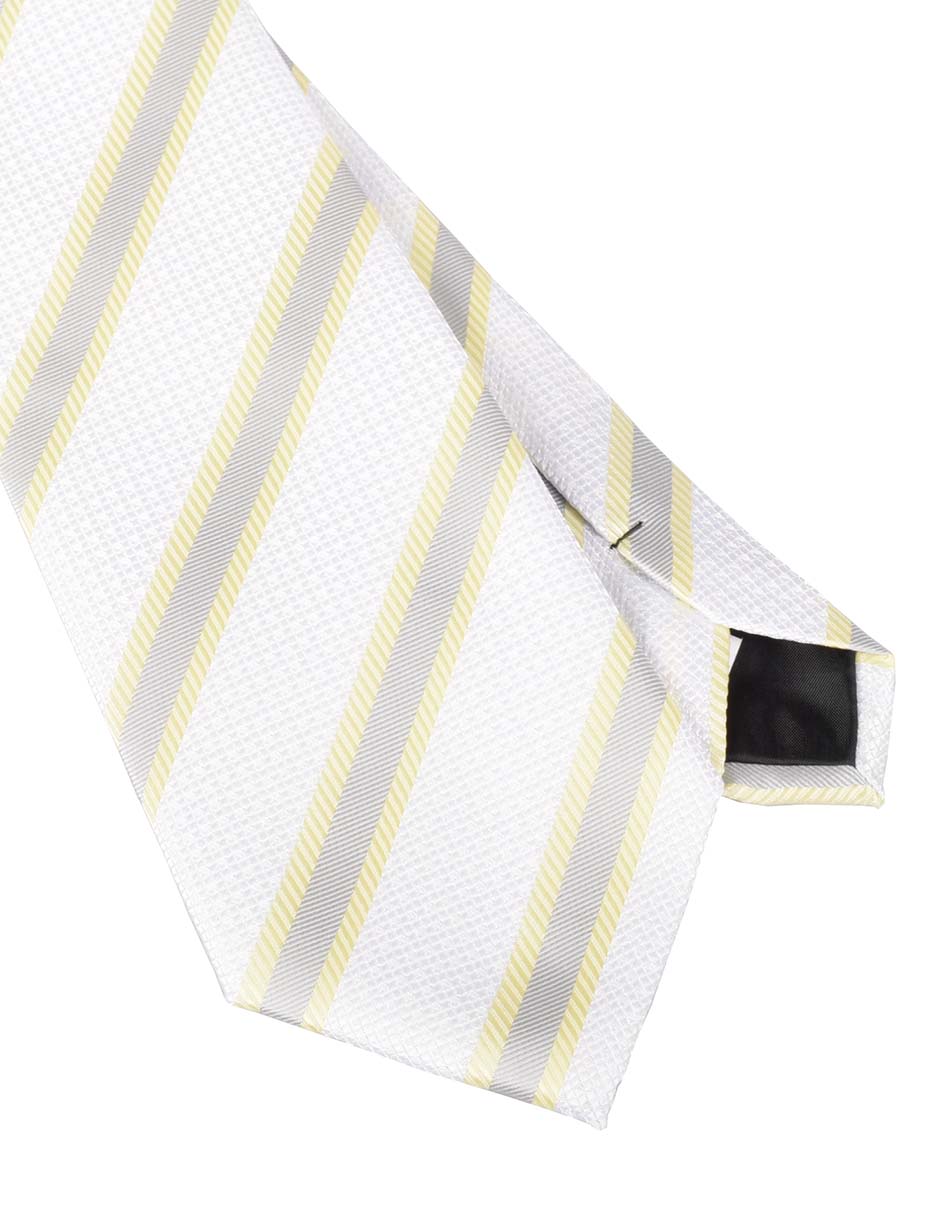 Corbata regular estampado a rayas para hombre 3