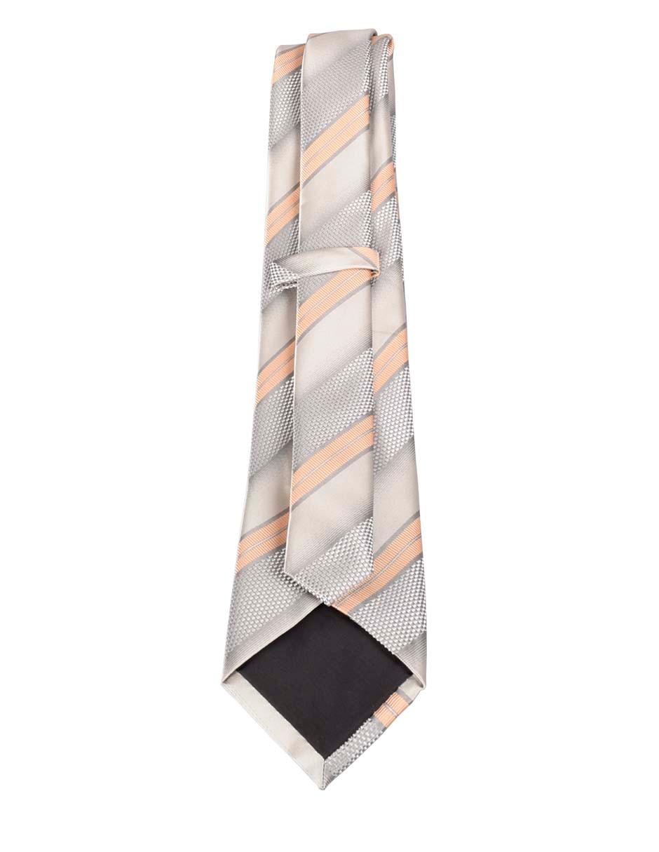 Corbata regular estampado a rayas para hombre 2