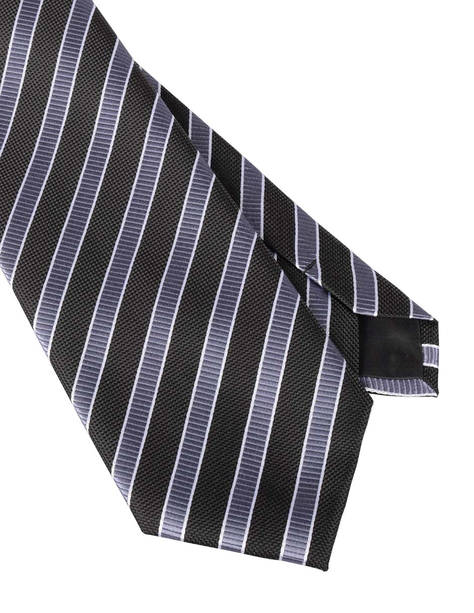 Corbata regular estampado a rayas para hombre 3