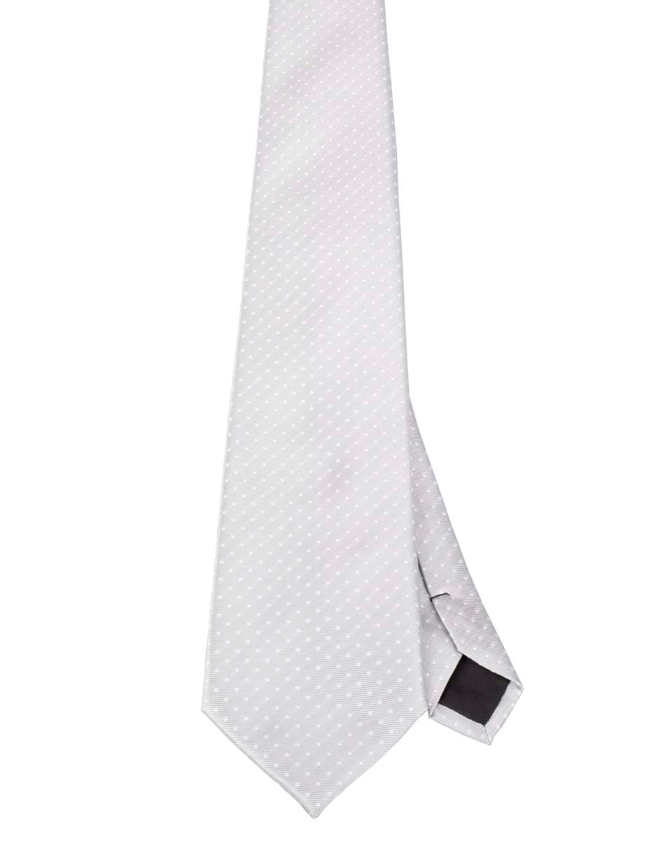 Corbata regular estampado lunares para hombre