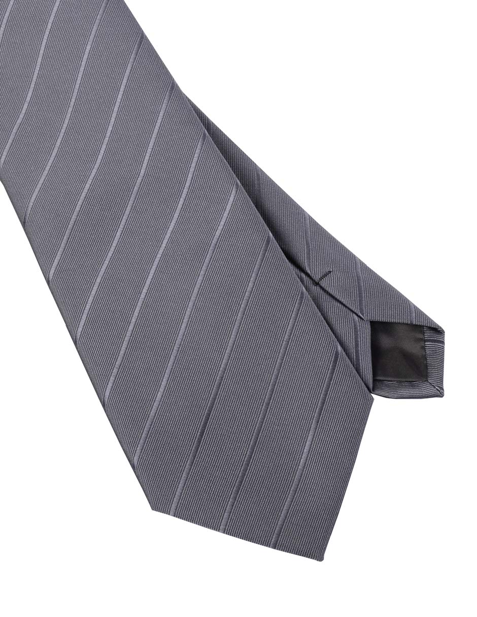 Corbata regular estampado a rayas para hombre 3