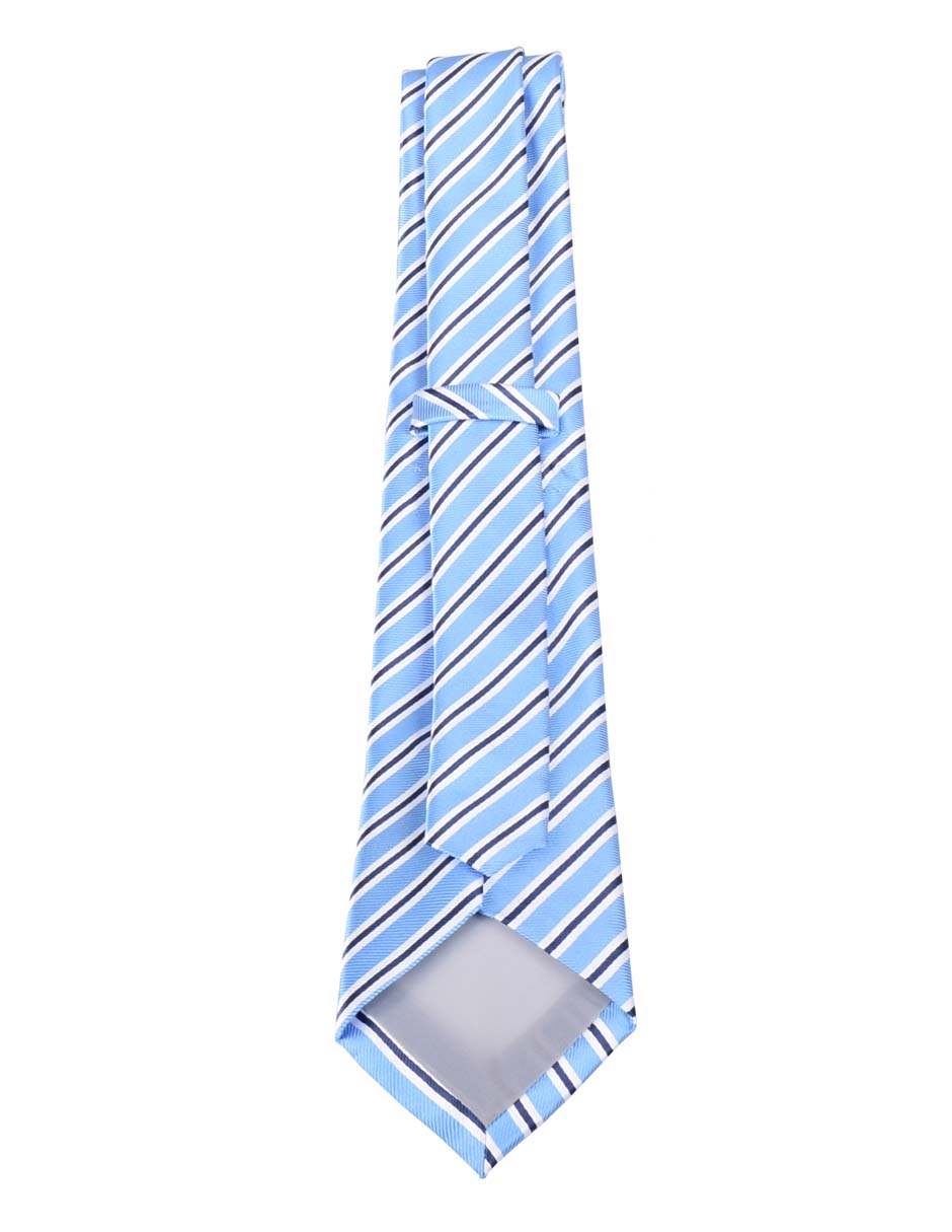 Corbata regular estampado a rayas para hombre 2