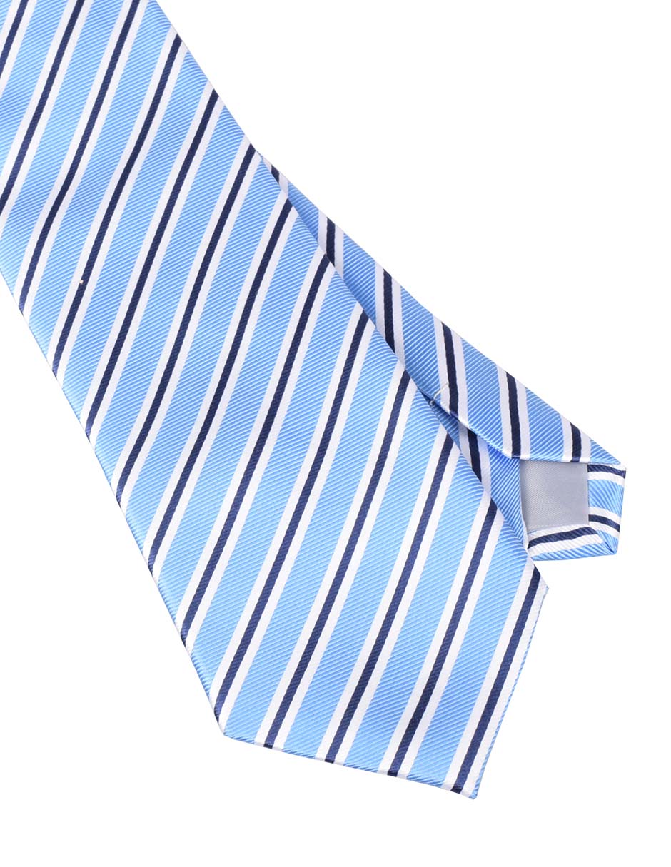 Corbata regular estampado a rayas para hombre 3