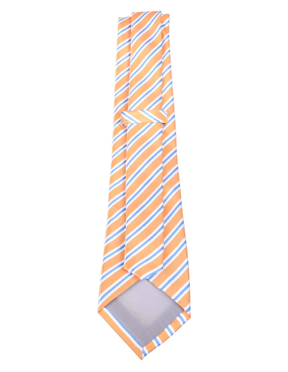Corbata regular estampado a rayas para hombre 2