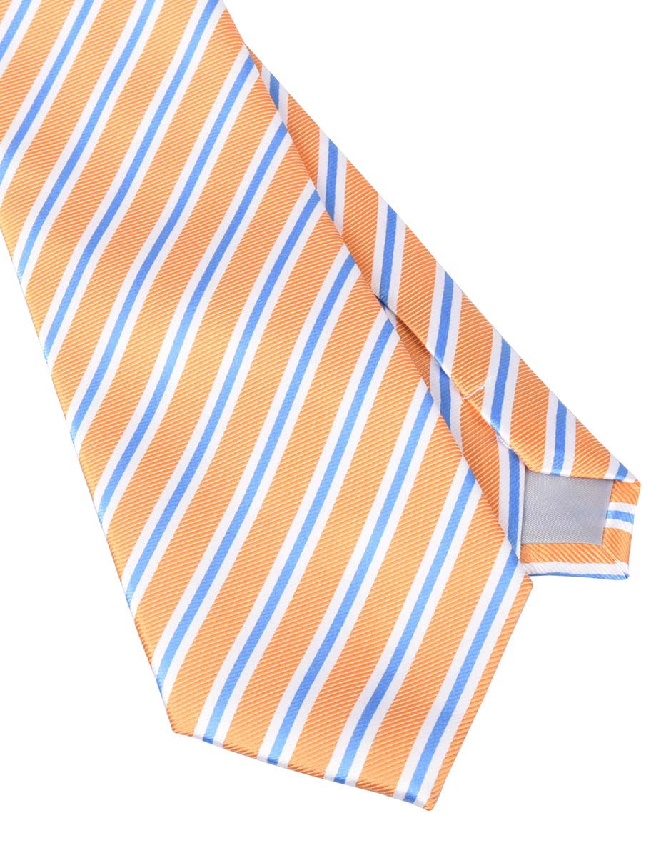 Corbata regular estampado a rayas para hombre 3