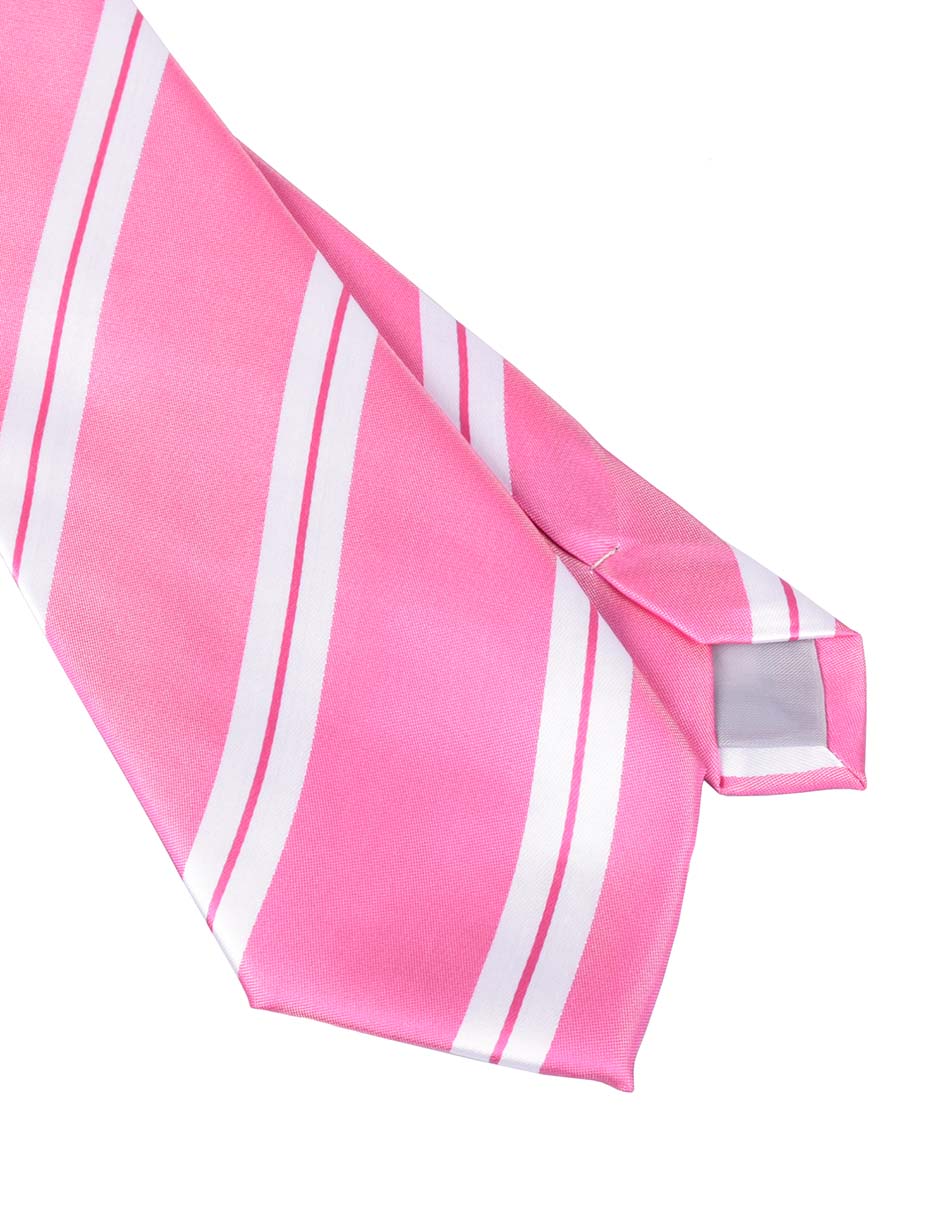 Corbata regular estampado a rayas para hombre 3