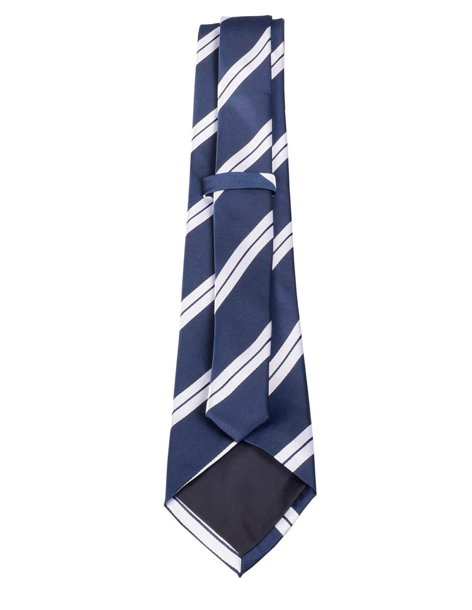 Corbata regular estampado a rayas para hombre 2