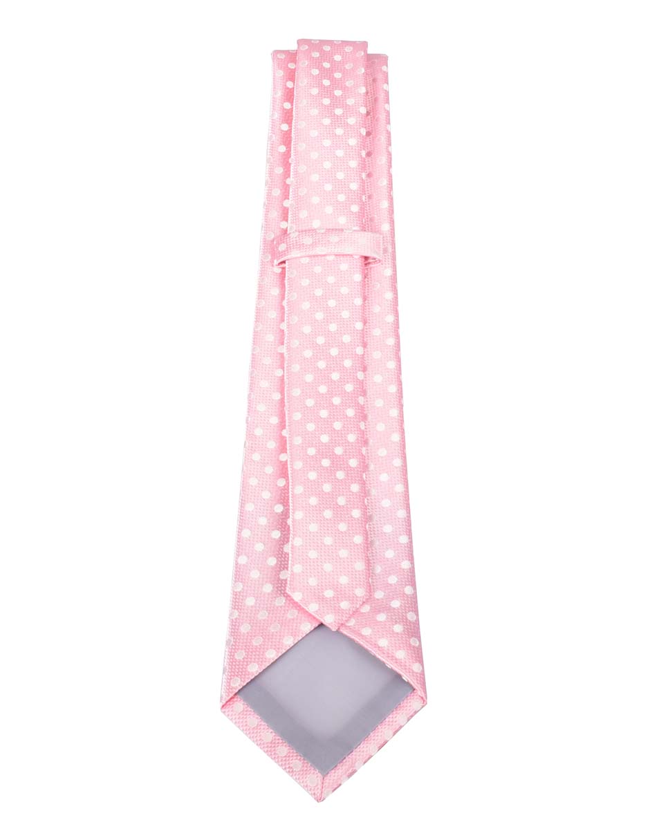 Corbata regular estampado lunares para hombre 2