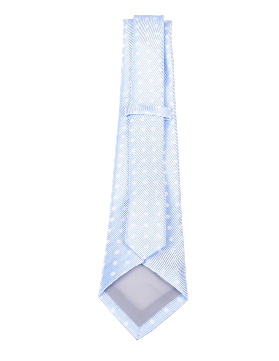 Corbata regular estampado lunares para hombre 2