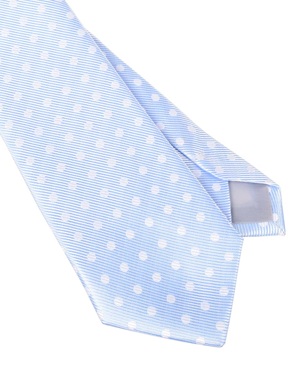 Corbata regular estampado lunares para hombre 3