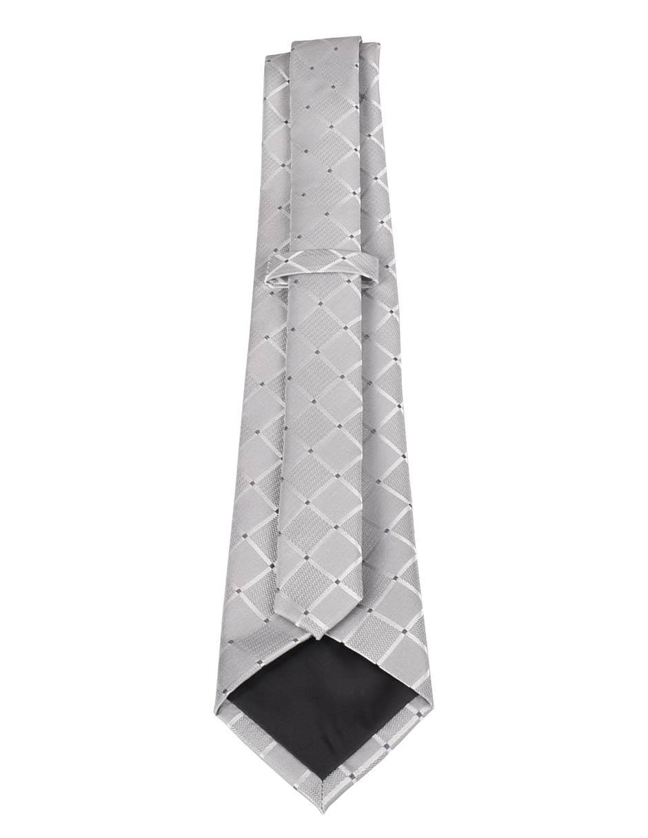 Corbata regular estampado a cuadros para hombre 2