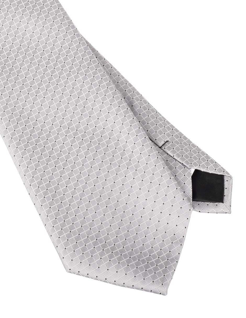 Corbata regular estampado a cuadros para hombre 3